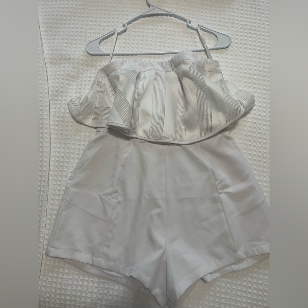 Runaway the Label White Romper